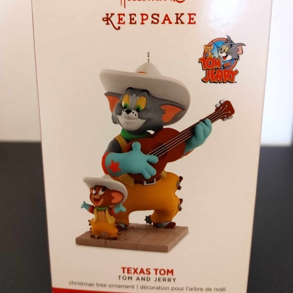 2017 Hallmark Keepsake Ornament Tom & Jerry Texas Tom - NIB